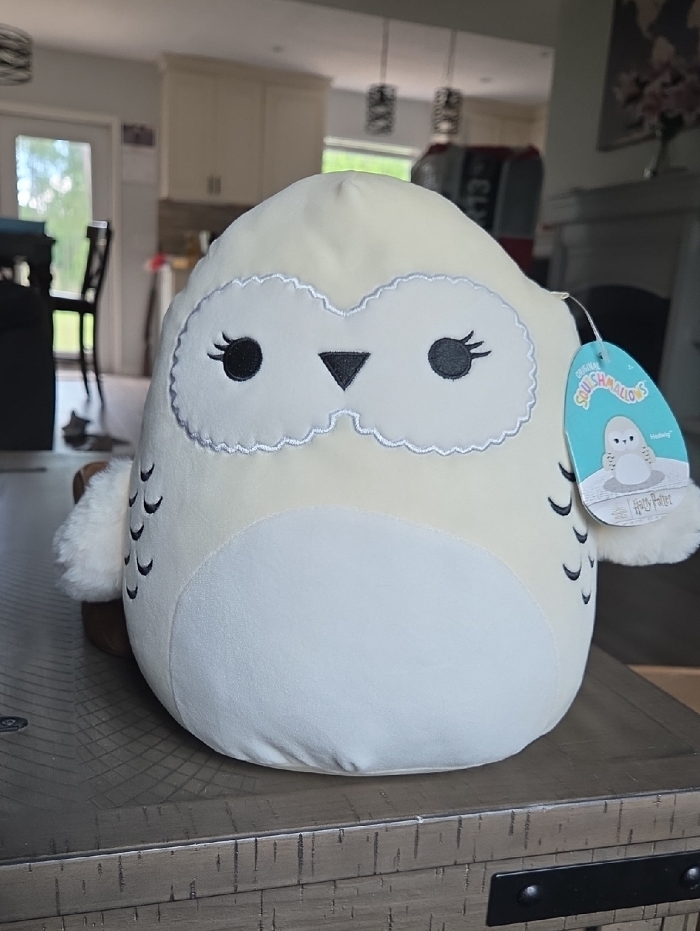 Squishmallows Plush Owl - White Owl Harry Potter Hedwig